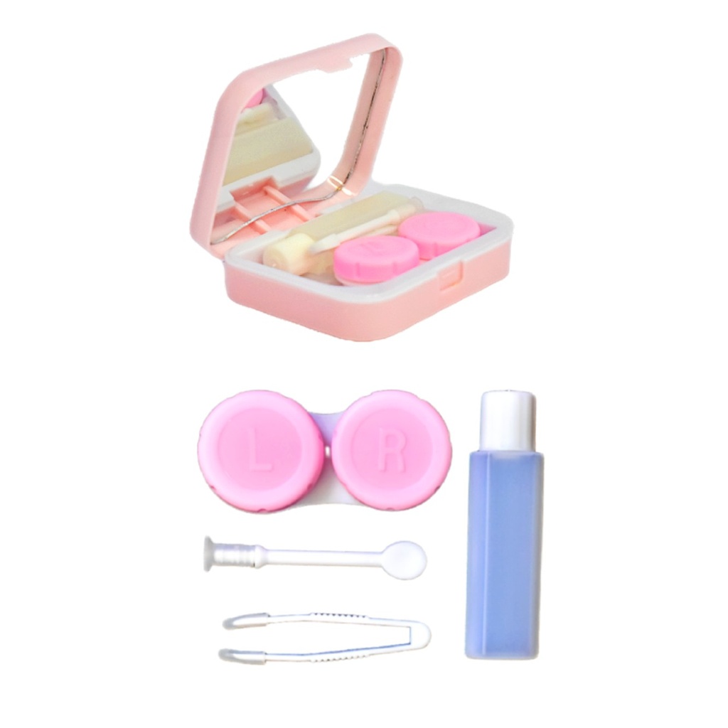 Kit para lentes de contacto en diseño de caras animadas