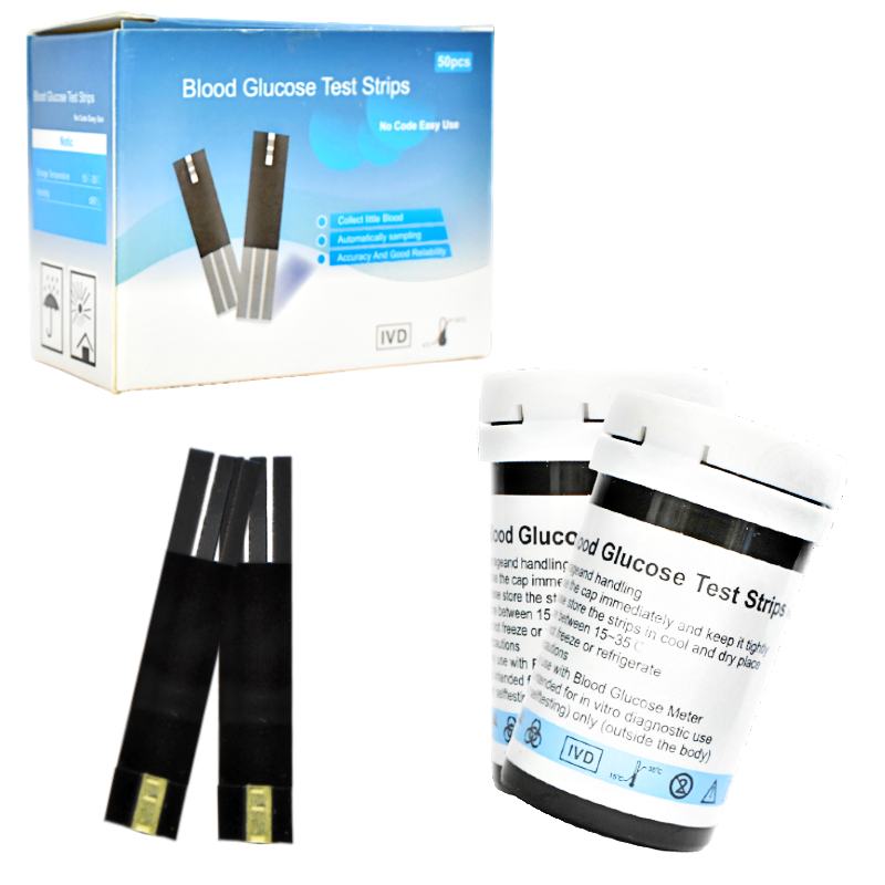 Tiras Reactivas De Glucosa En Sangre 50Pcs