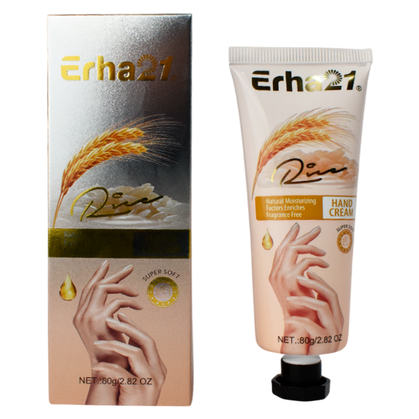Cremas Para Mano Erha 21 Con Extracto De Arroz 80G