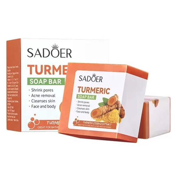 Jabón en barra de cúrcuma 100g - Sadoer