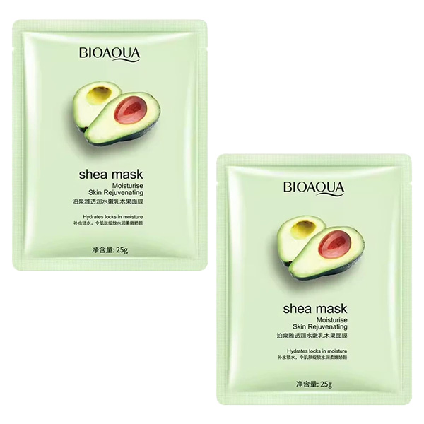 Mascarilla facial hidratante con extracto de aguacate - Bioaqua