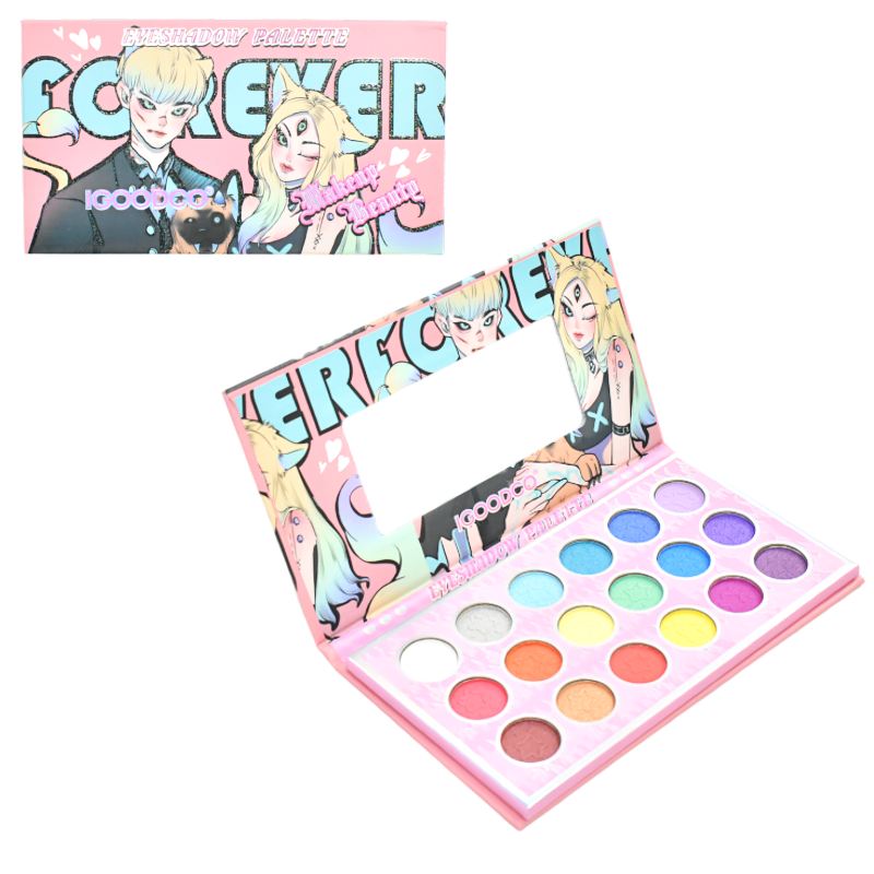 Sombras Igoodco De 18 Colores Forever Makeup Beauty Anime Gato