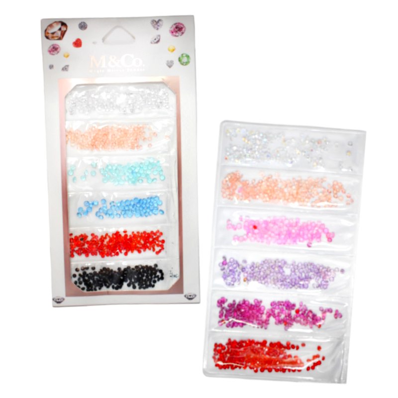 Sobre de Piedras de Colores en Empaque Blanco M&amp;Co
