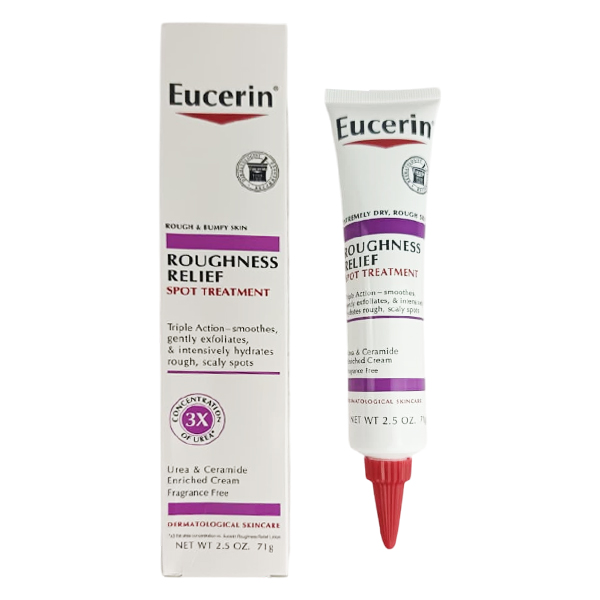 Tratamiento Eucerin Roughness Relief para piel extremadamente seca y áspera, 2.5 oz de Eucerin