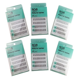 [787269751521] Pestañas sintéticas Presentanción de Punto empaque turquesa de RGB